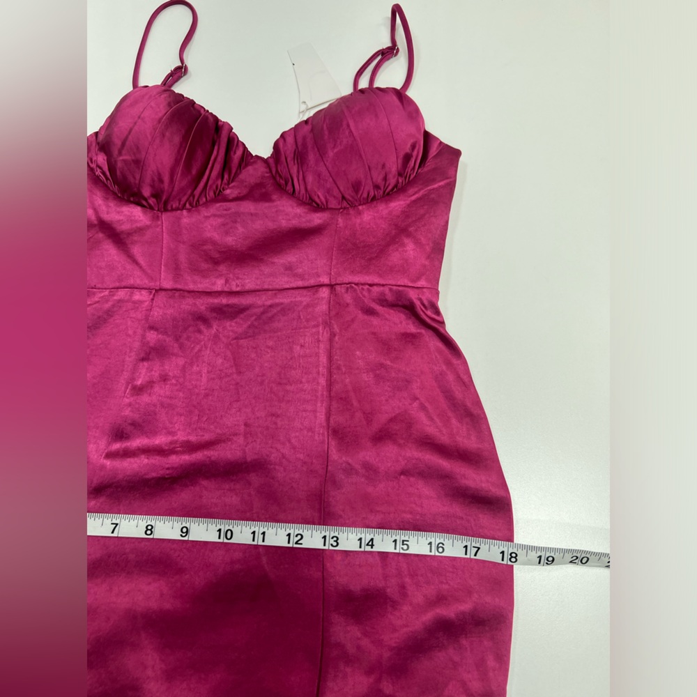 Selfie Leslie Hello Molly Anything Goes Maxi Dress Magenta New With Tags Small - Picture 11 of 16